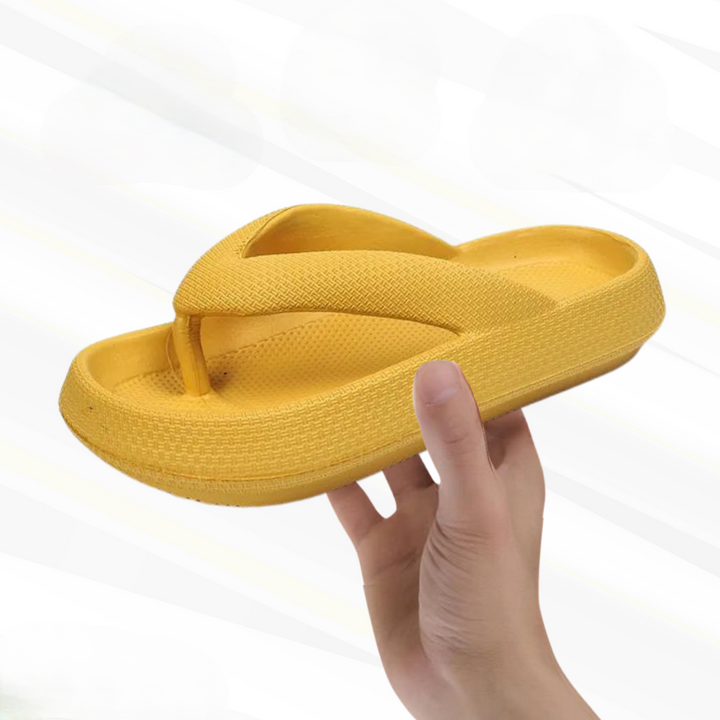 Women's Elara orthopedic comfort flip-flops, ideal for arch support & summer wear.