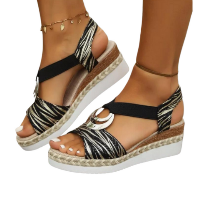 Soft orthopedic women's sandals, providing excellent arch support & pain relief for tired feet. Cloud-like comfort.