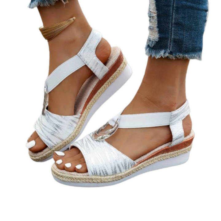 Stylish women's comfort sandals. Orthopedic design with arch support for pain relief & all-day walking comfort.
