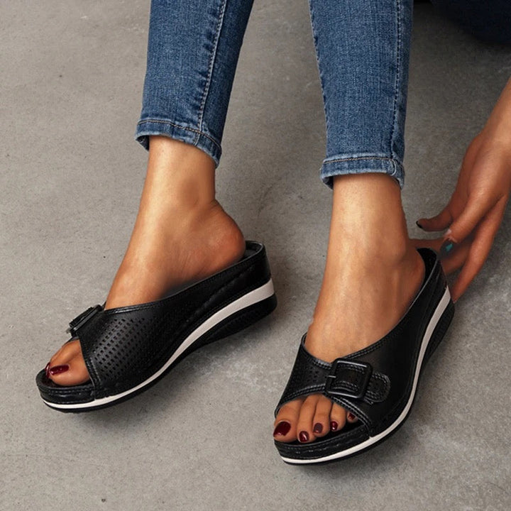 Stylish women's Lorena orthopedic shoes, designed for daily wear, comfort & foot pain relief.