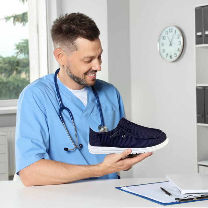 Pair of women's orthopedic walking shoes for ultimate comfort & support. Ideal for leisure and daily wear.