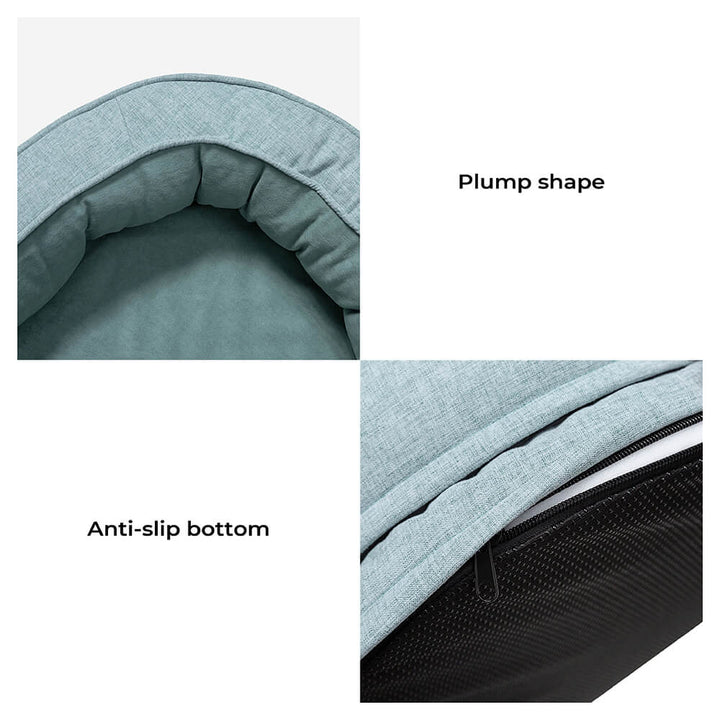Orthopedic Donut Dog Bed with Anti - Slip and Waterproof Features - Lexians