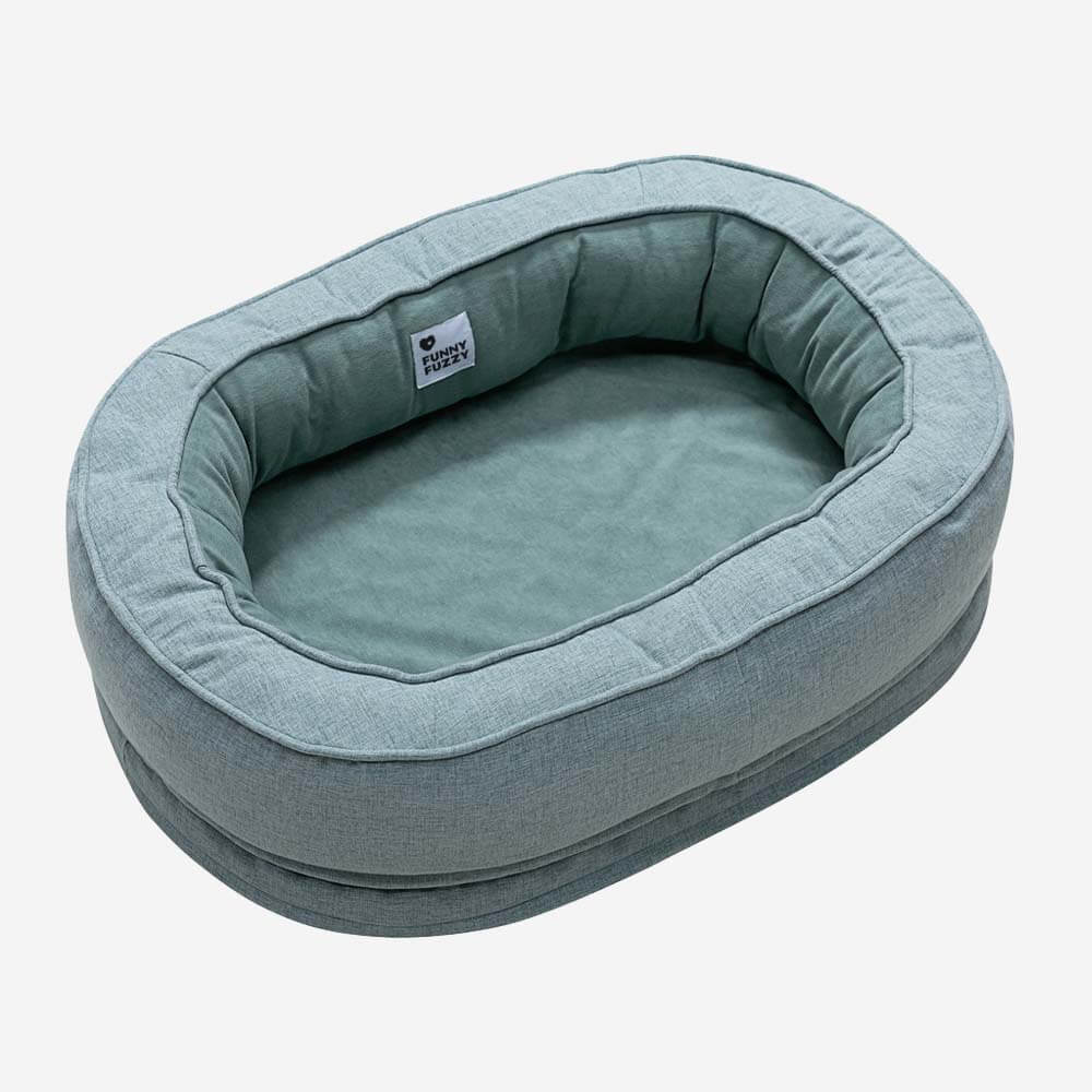 Orthopedic Donut Dog Bed with Anti - Slip and Waterproof Features - Lexians
