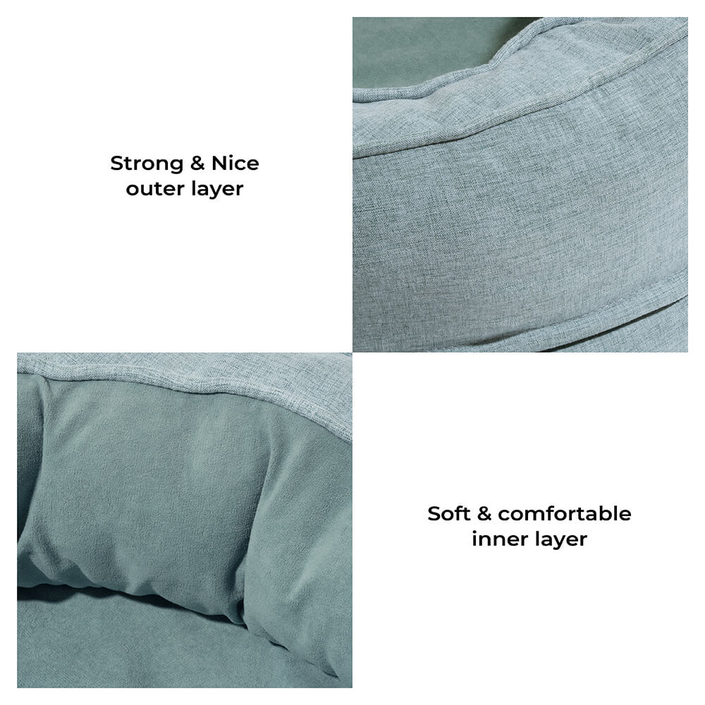 Orthopedic Donut Dog Bed with Anti - Slip and Waterproof Features - Lexians