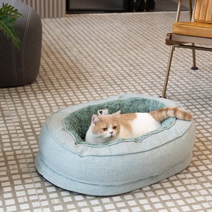 Orthopedic Donut Dog Bed with Anti - Slip and Waterproof Features - Lexians