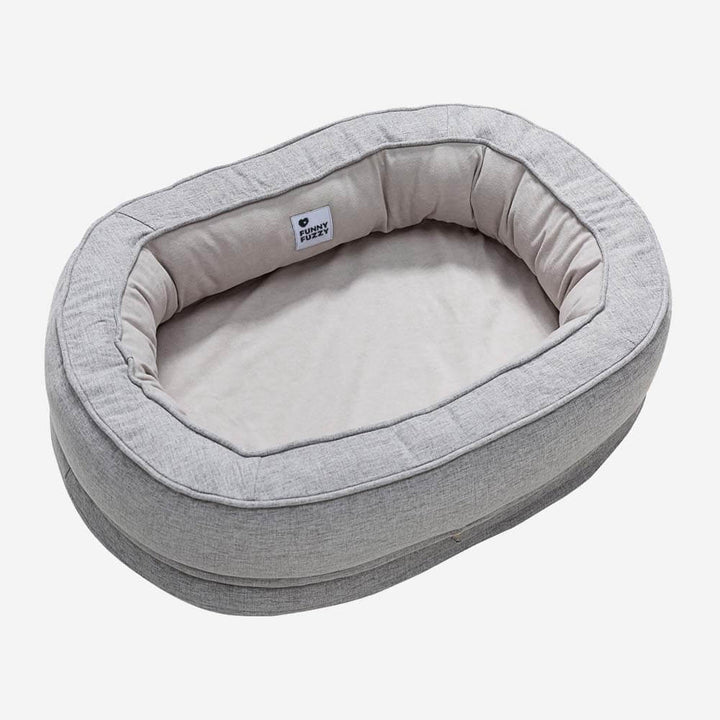 Orthopedic Donut Dog Bed with Anti - Slip and Waterproof Features - Lexians