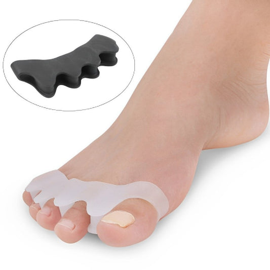 "Orthopedic silicone hammer toe brace provides pain relief, features soft gel cushioning, discreet in-shoe fit for all-day us