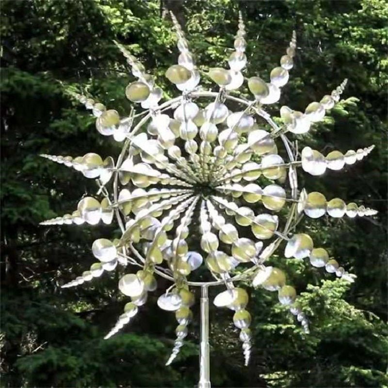 Outdoor Anti - Rust Metal Windmill - Kinetic Garden Spinner - Lexians