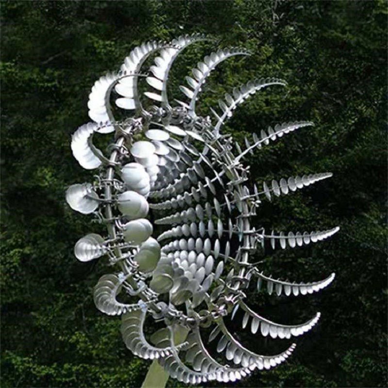 Outdoor Anti - Rust Metal Windmill - Kinetic Garden Spinner - Lexians