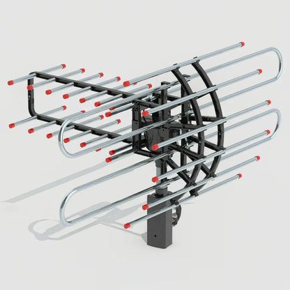Outdoor Long Range TV Antenna with 500+ Mile UHF/VHF/FM - Lexians
