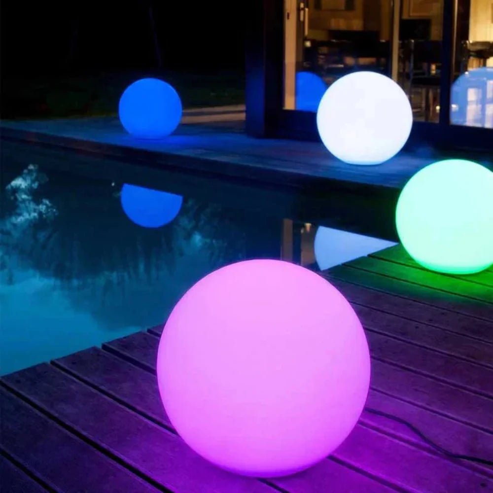 Outdoor Solar Waterproof LED Globe Light with Remote Control - Lexians