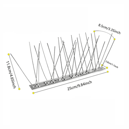 Outdoor Stainless Steel Bird Repeller Spikes - Lexians