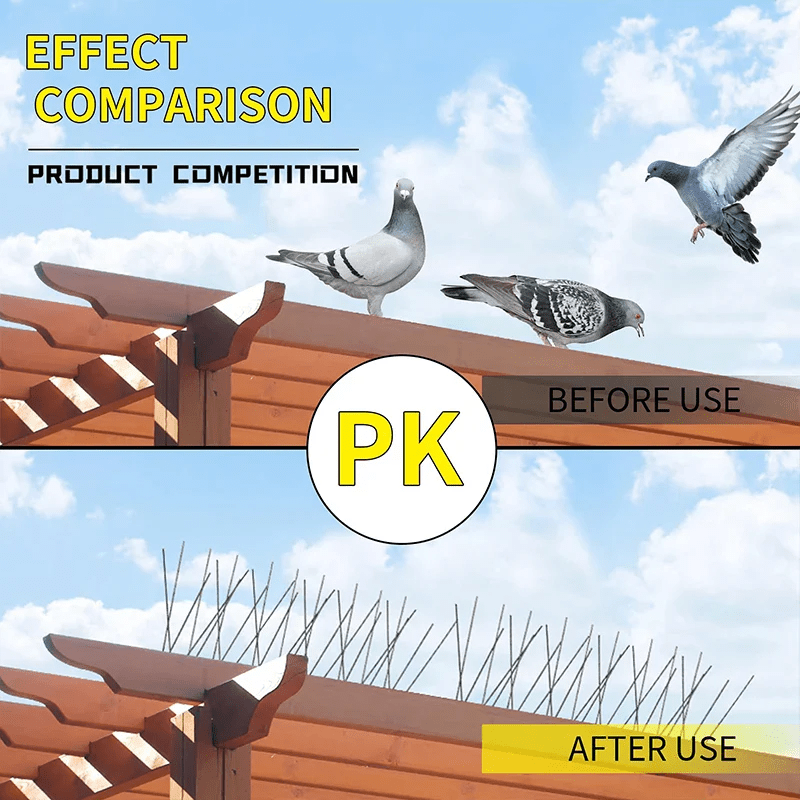 Outdoor Stainless Steel Bird Repeller Spikes - Lexians