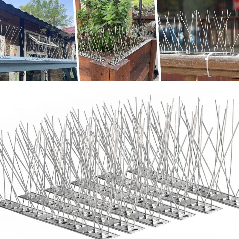 Outdoor Stainless Steel Bird Repeller Spikes - Lexians