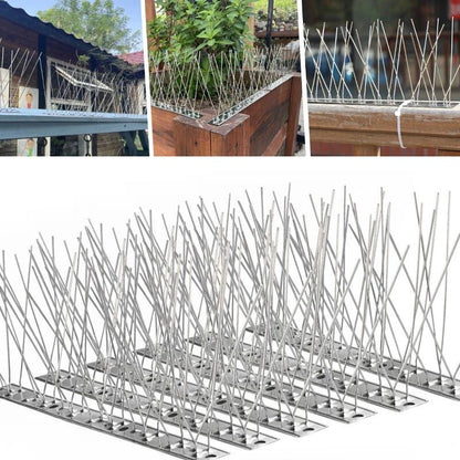 Outdoor Stainless Steel Bird Repeller Spikes - Lexians