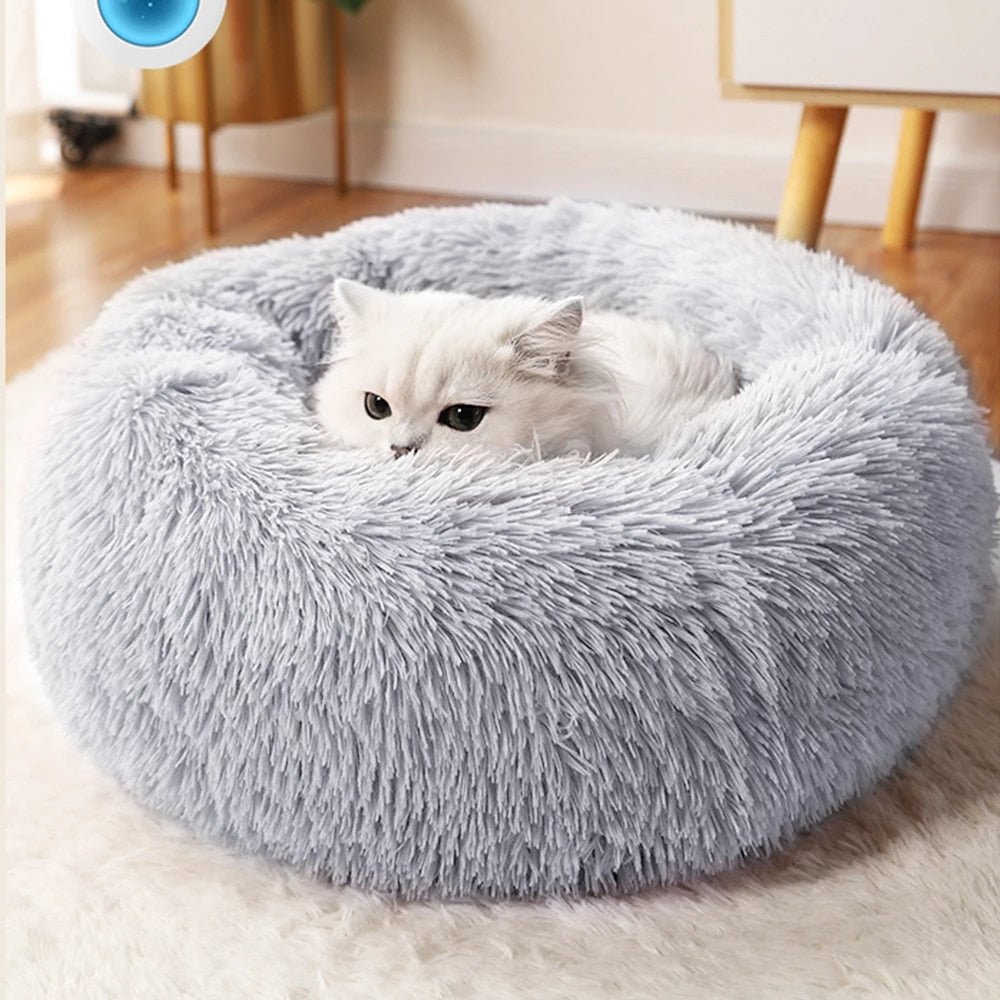 Plush Calming Cat Bed for Ultimate Feline Comfort - Lexians