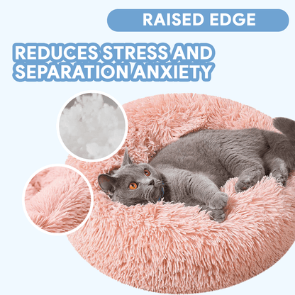 Plush Calming Cat Bed for Ultimate Feline Comfort - Lexians