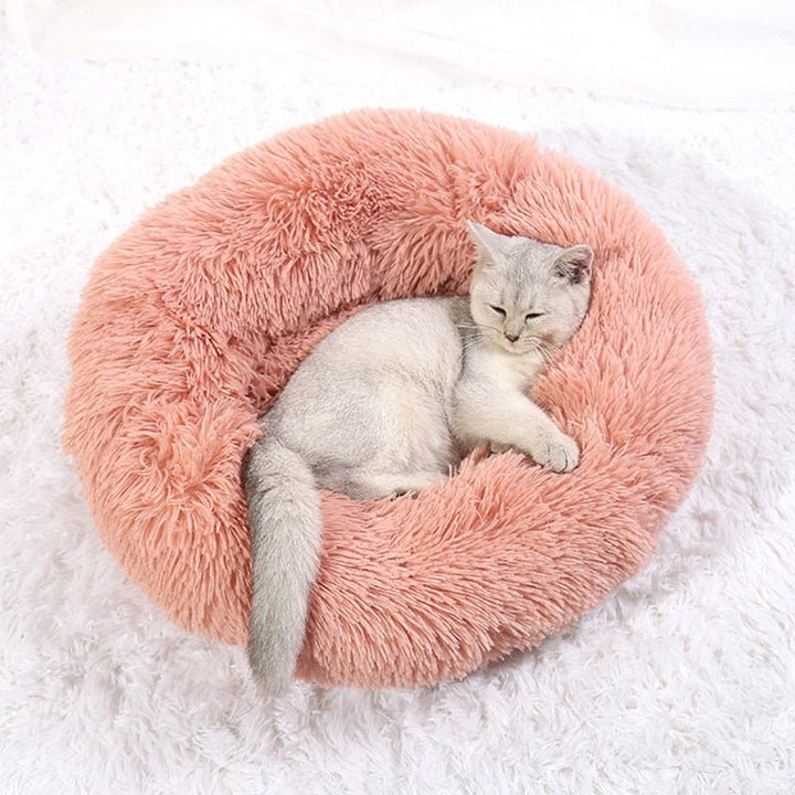 Plush Calming Cat Bed for Ultimate Feline Comfort - Lexians