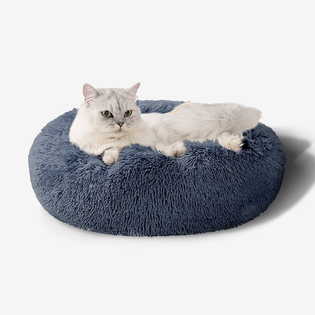 Plush Calming Cat Bed for Ultimate Feline Comfort - Lexians