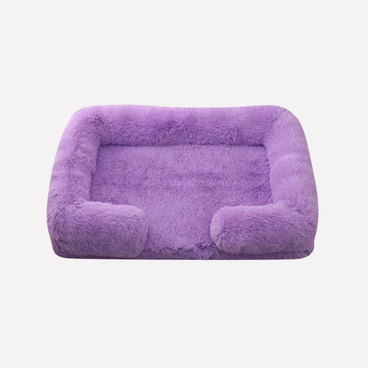 High-quality plush dog mat, non-slip, designed for ultimate pet relaxation.