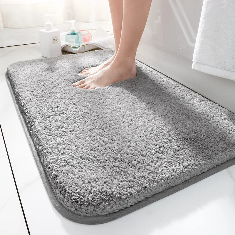 Plush Microfiber Bath Rug for Ultimate Comfort - Lexians