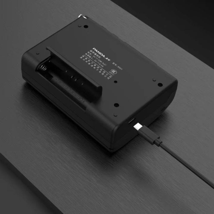 Portable AM/FM Cassette Recorder with Dual Power - Lexians