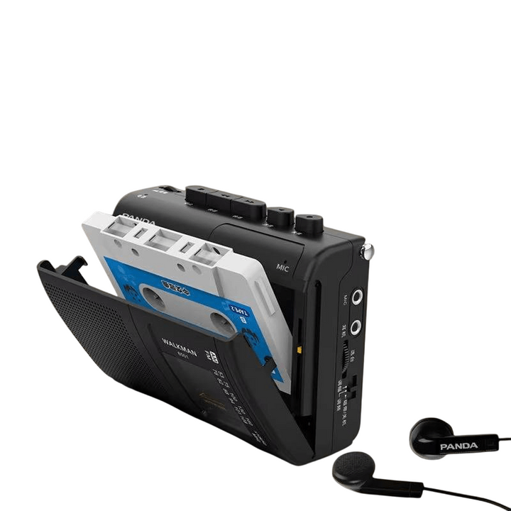 Portable AM/FM Cassette Recorder with Dual Power - Lexians