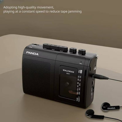 Portable AM/FM Cassette Recorder with Dual Power - Lexians