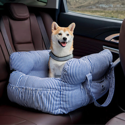 Portable Pet Booster Dog Car Seat Bed with Safety Harness - Lexians