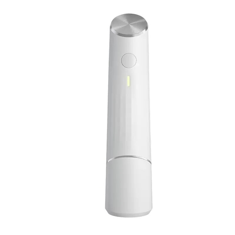 "Portable rechargeable vacuum sealer with reusable bags, compact design for kitchen use, ideal for food freshness preservatio