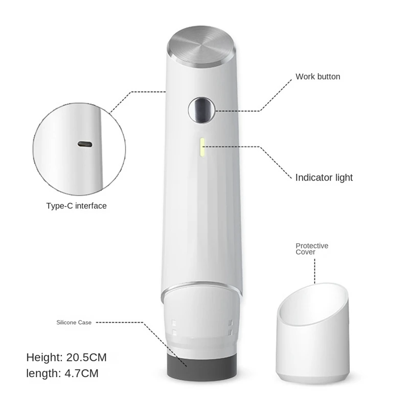 "Portable rechargeable vacuum sealer with reusable bags, compact design for kitchen use, ideal for food freshness preservatio