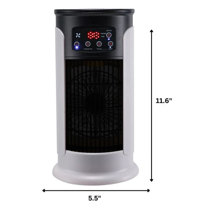 Portable stand-up air conditioner with wheels, compact design, efficient cooling, ideal for home or office use.
