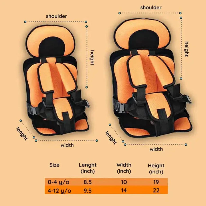 Kids travel car seat with adjustable harness, providing ultimate child safety.