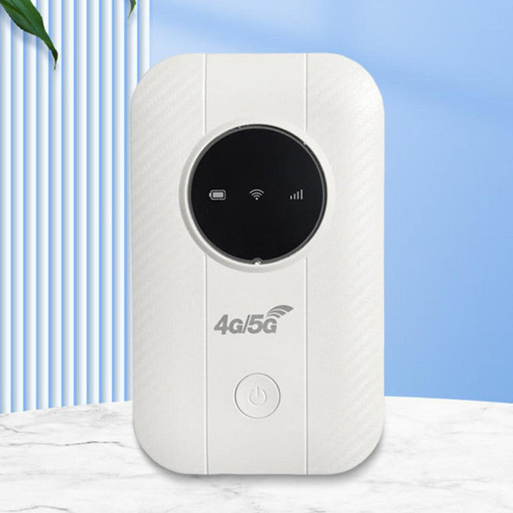 Compact portable WiFi router, providing instant internet access & mobile hotspot for connectivity anywhere.