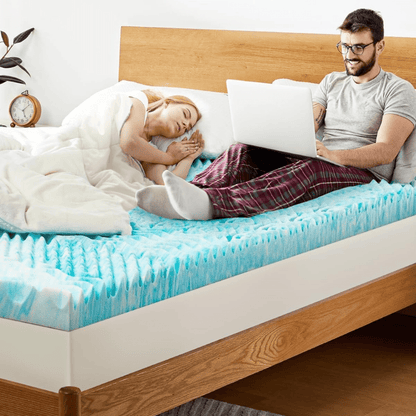 Premium Cooling Foam Mattress Topper for Enhanced Sleep - Lexians