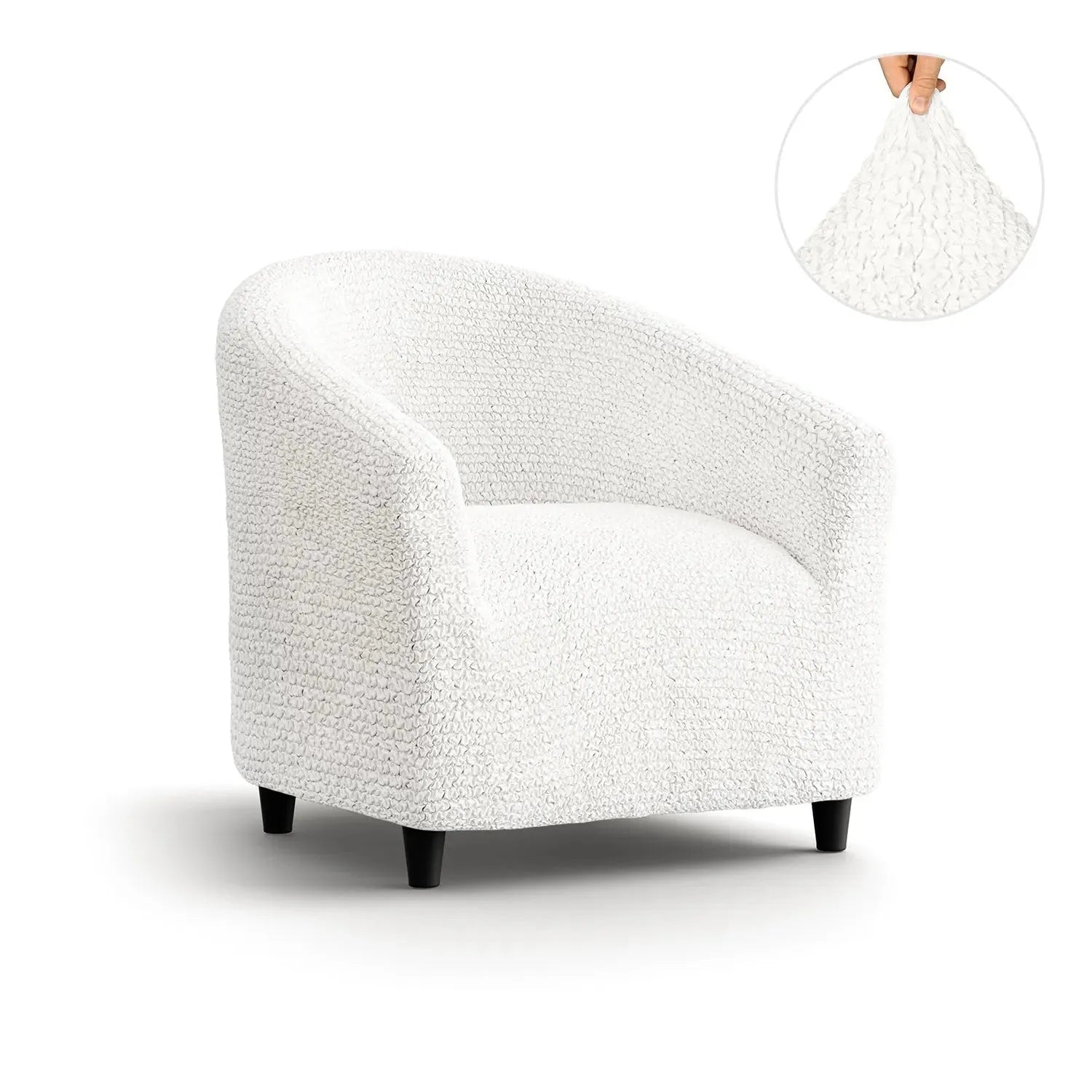 Premium Microfiber Barrel Chair Slipcover for All Genders - Lexians