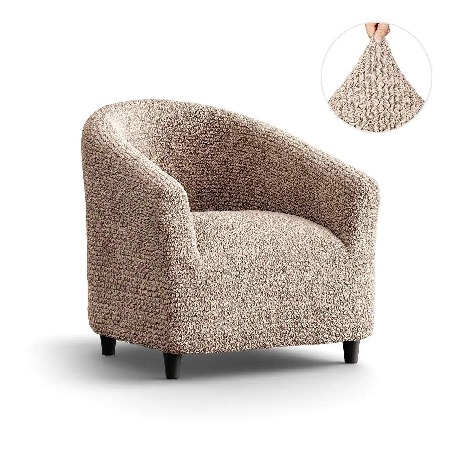 Premium Microfiber Barrel Chair Slipcover for All Genders - Lexians