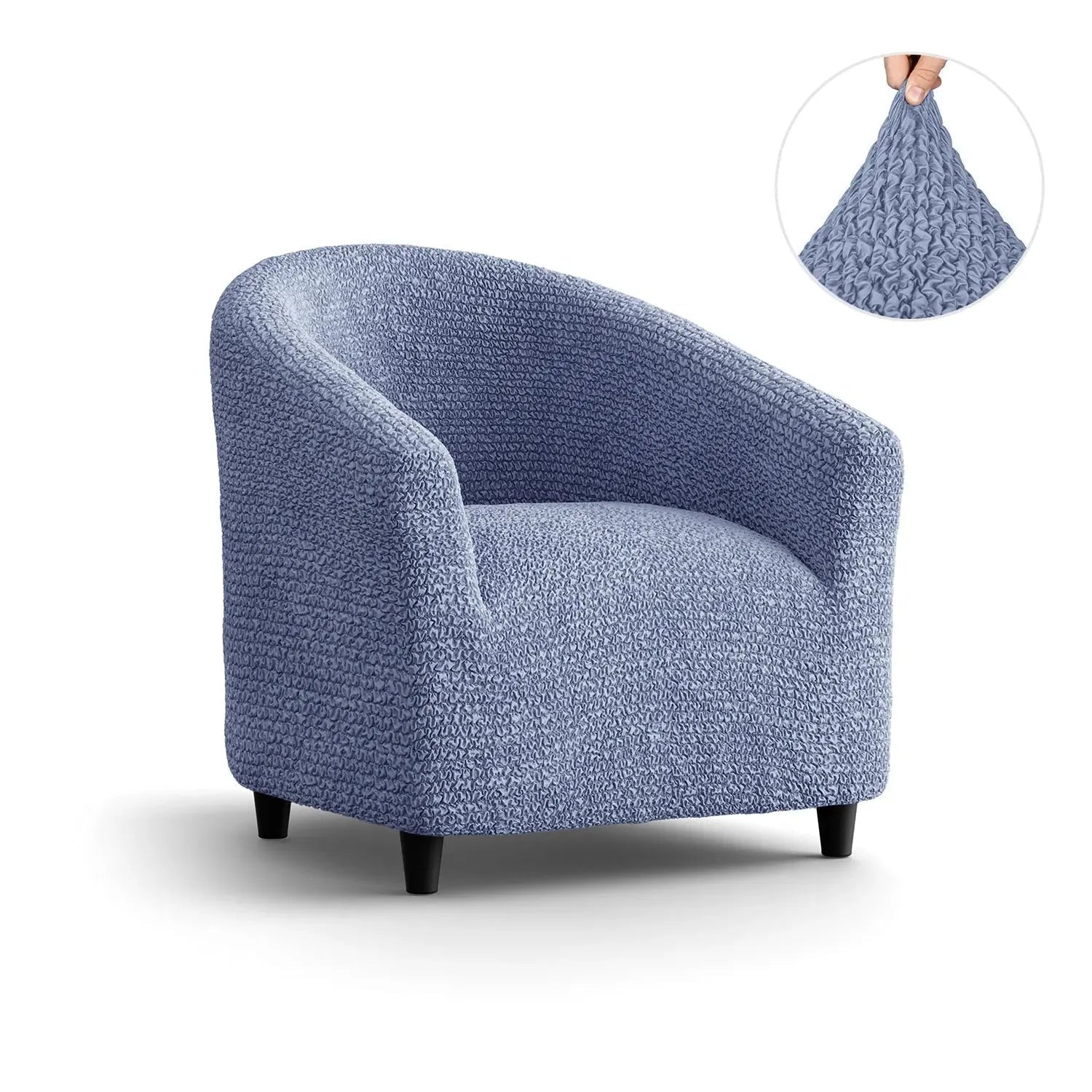 Premium Microfiber Barrel Chair Slipcover for All Genders - Lexians