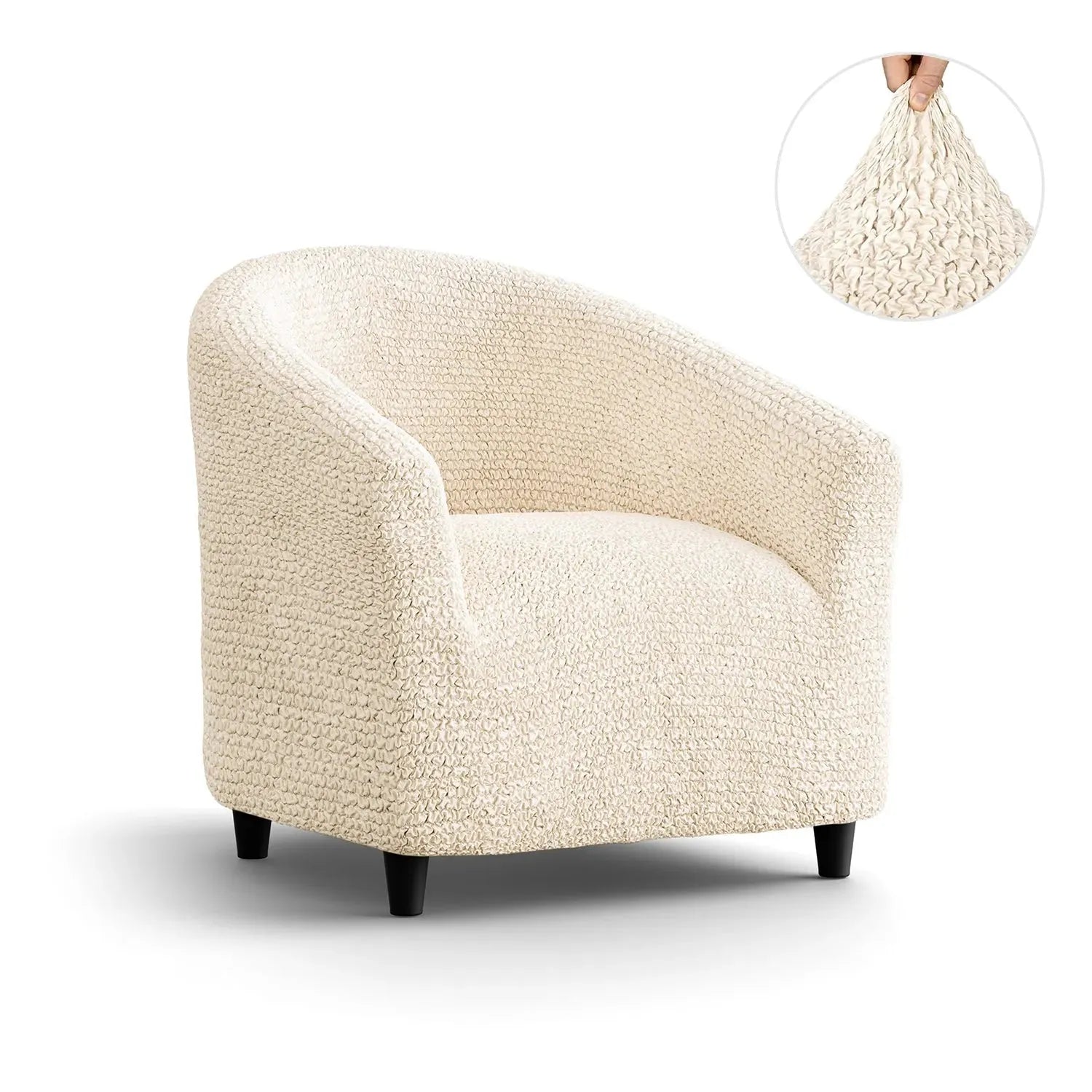 Premium Microfiber Barrel Chair Slipcover for All Genders - Lexians