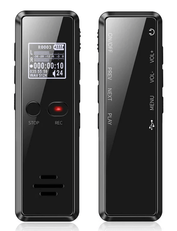 Professional Voice Recorder with Auto Save & Built - in Speaker - Lexians