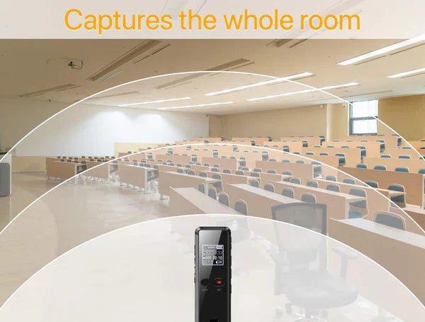 Professional Voice Recorder with Auto Save & Built - in Speaker - Lexians