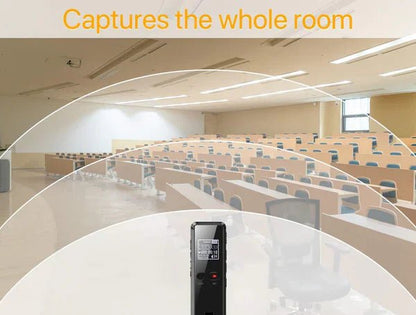 Professional Voice Recorder with Auto Save & Built - in Speaker - Lexians