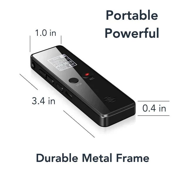 Professional Voice Recorder with Auto Save & Built - in Speaker - Lexians