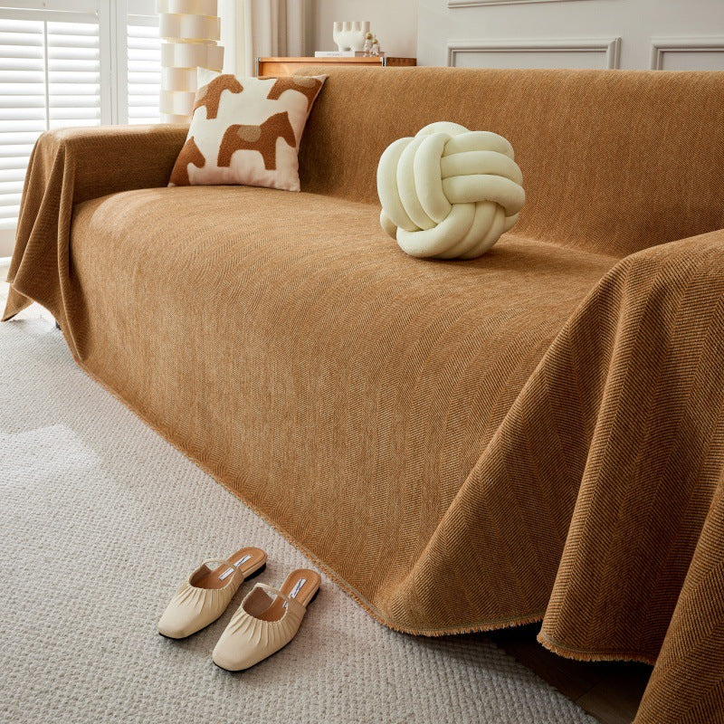 Modern geometric sectional sofa slipcover, versatile furniture protector for couches, ideal for homes with pets.