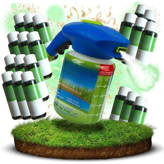 Quick Grow Liquid Lawn Seed Spray for Lush Green Lawns - Lexians