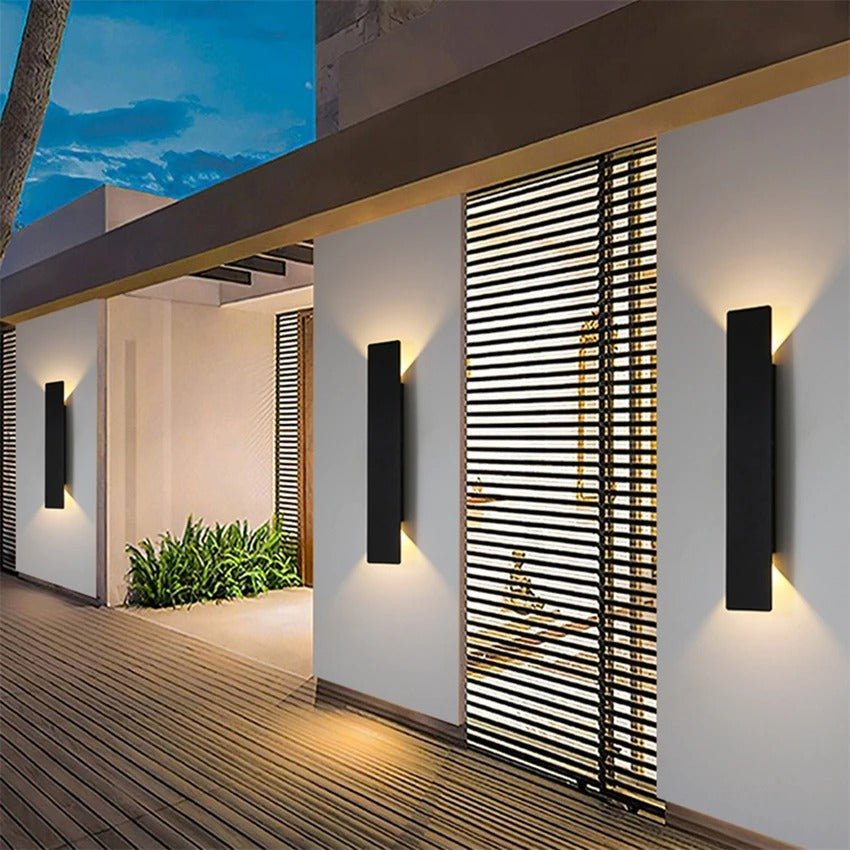 RainGuard Weatherproof LED Wall Lights for Outdoor Spaces - Lexians