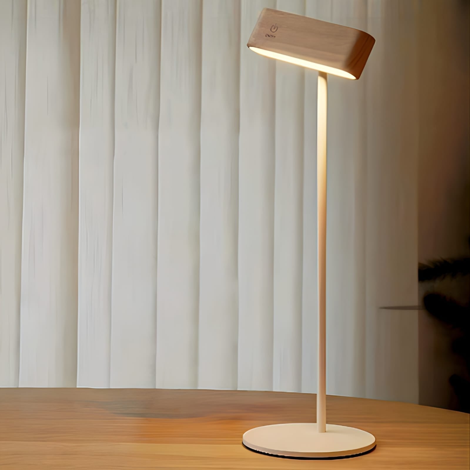 Rechargeable 360° Rotatable Wooden LED Wall Light - Lexians