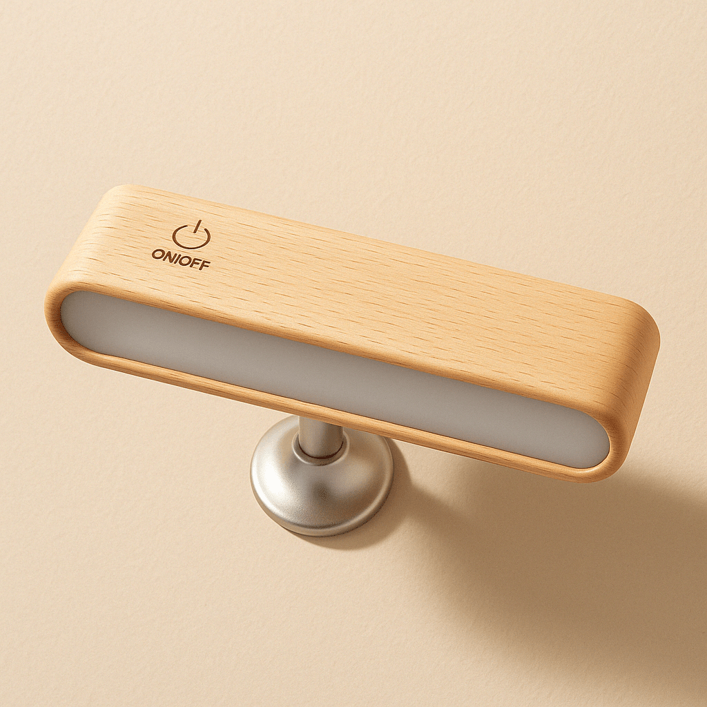 Rechargeable 360° Rotatable Wooden LED Wall Light - Lexians