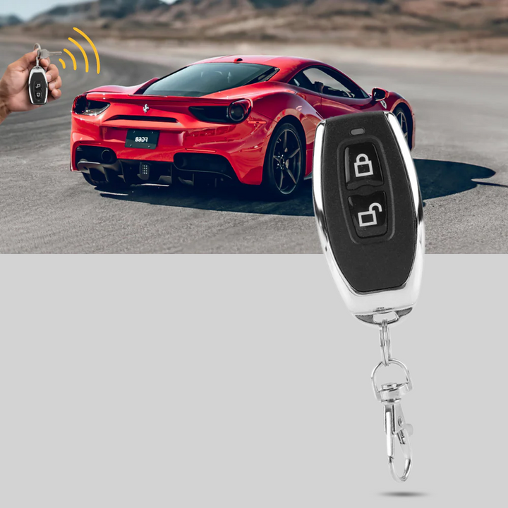 Auto accessory: Remote battery disconnect for vehicle anti-theft. 12V wireless power switch.