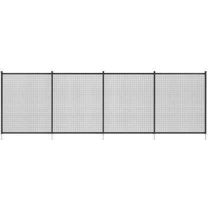 "Removable inground pool safety fence with mesh design providing child and pet protection with sleek, durable panels."